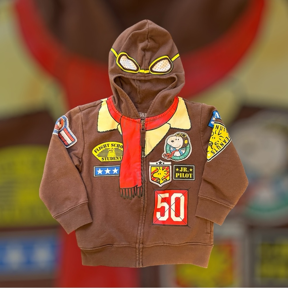 Snoopy Peanuts Zip Up 4T